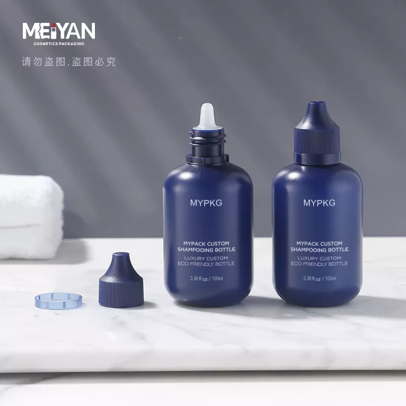 100ml HDPE squeeze bottle custom logo wholesale
